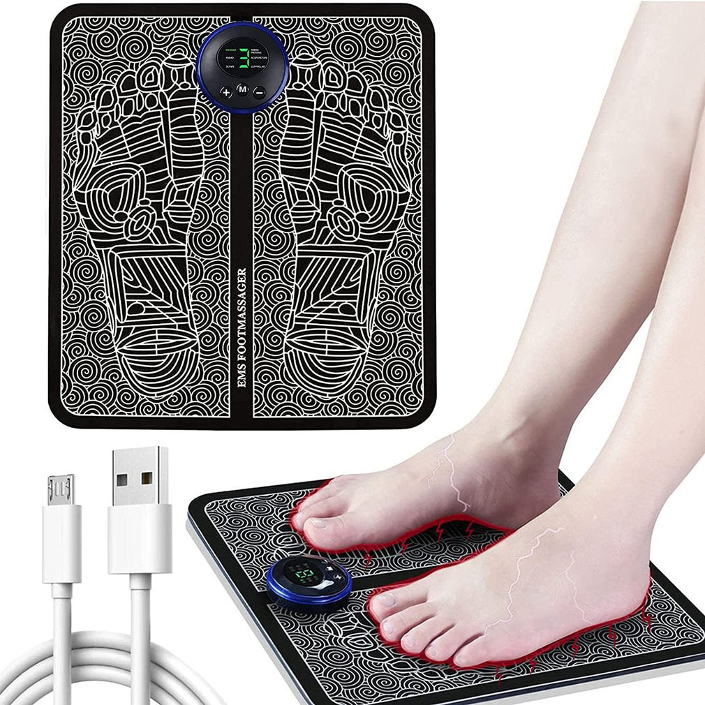 EMS Foot Massager Pad Improve Blood Circulation Relieve Ache Pain USB Online Shopping in Pakistan Beauty Fashion Electronics Sports Lifestyle VR Skincare Ratdin.pk