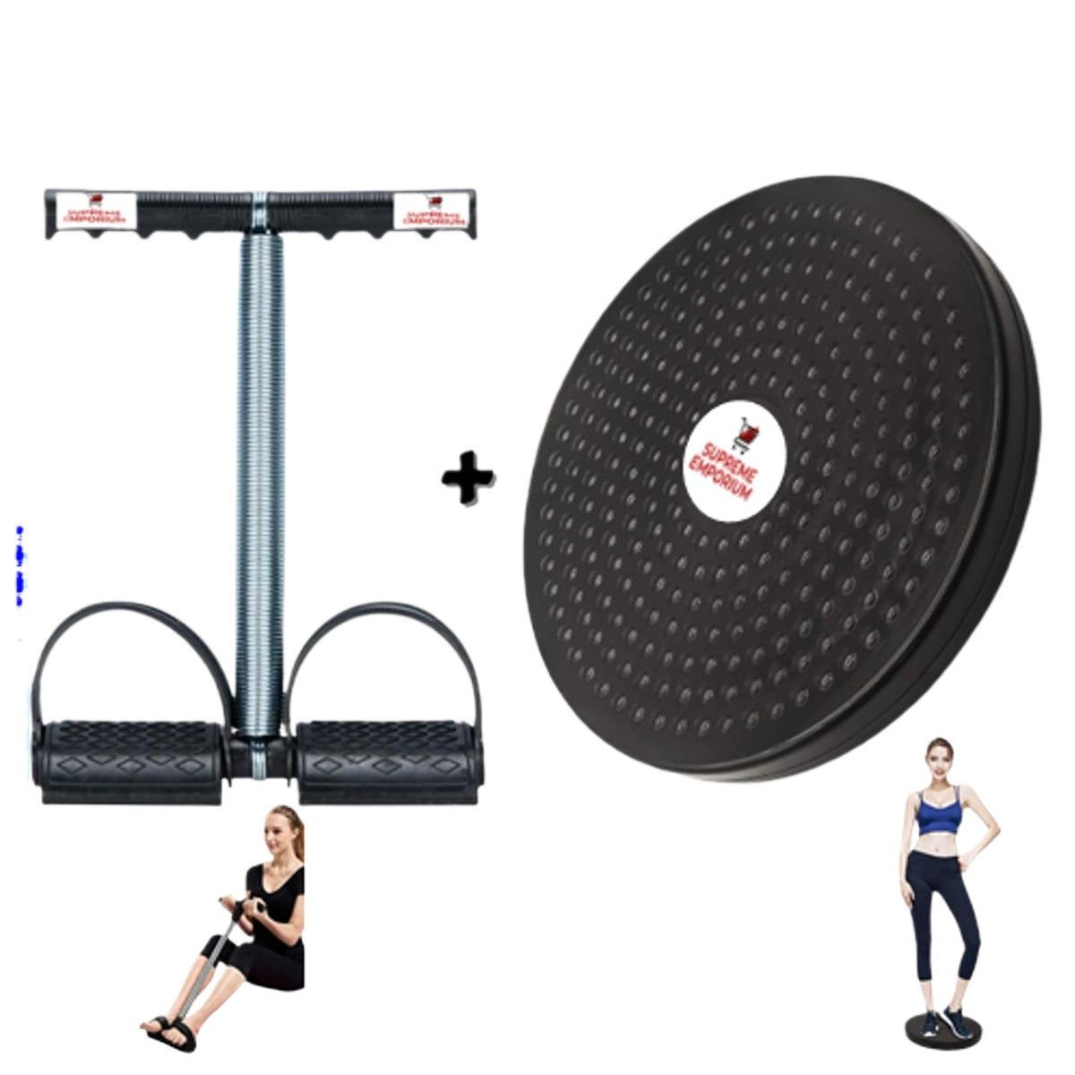 Pack Of Waist Trimmer Twister Disc Tummy Trimmer Single Black