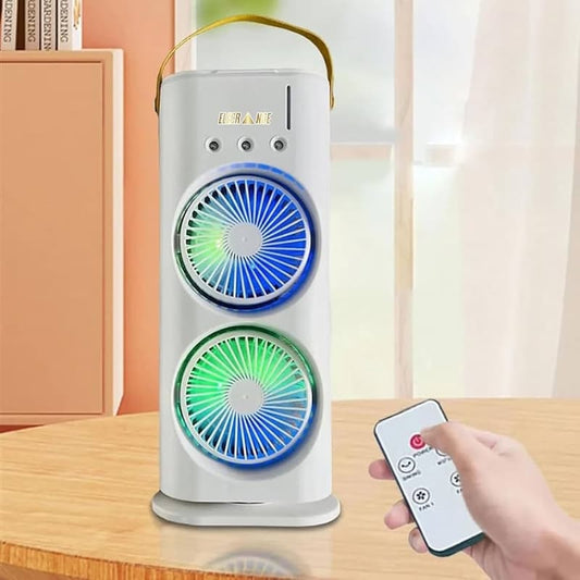 Double-Ended Spray Water Mist Fan with Remote
