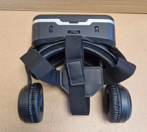 New Shinecon G04EA Plus Virtual Reality Glasses with Headphones – Black