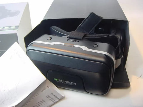 New Shinecon G04EA Plus Virtual Reality Glasses with Headphones – Black