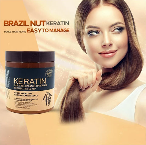 Bundle of 2 Keratin Hair Care Mask For Healthy Scalp Hair Treatment