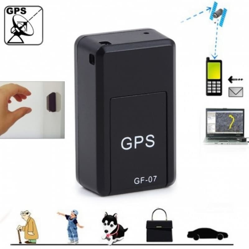 GPS Tracker GF-07 - Portable Mini Hidden Real Time GPS Tracking Device