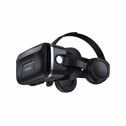 New Shinecon G04EA Plus Virtual Reality Glasses with Headphones – Black