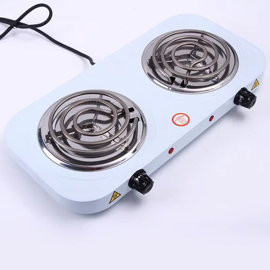 Double Electric Stove Dual Burner Hot Plate 2000W , Hot Plates heat up in just 2 mins