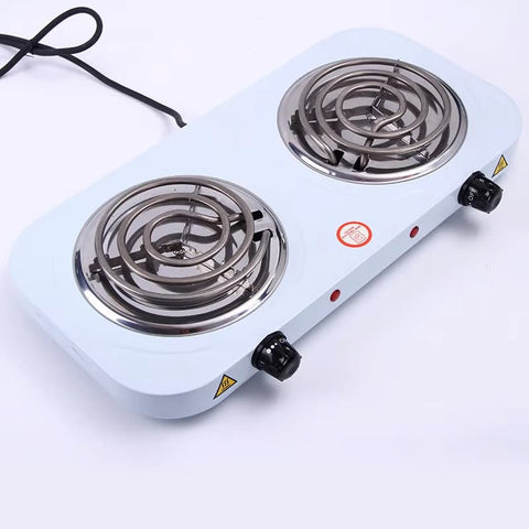 Double Electric Stove Dual Burner Hot Plate 2000W , Hot Plates heat up in just 2 mins