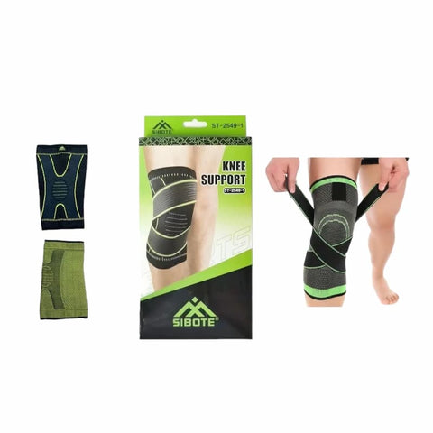 Pack of 2 Sports Knee Support Pads Braces Adjustable Knee Sleeves for Knee Pain Relief 2 Pieces