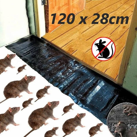 Bundle of 2 Rat Killing Magic Carpets Rodents Moles Trap Rat Mice Trap Clear Invisible Mouse Glue Trap Large