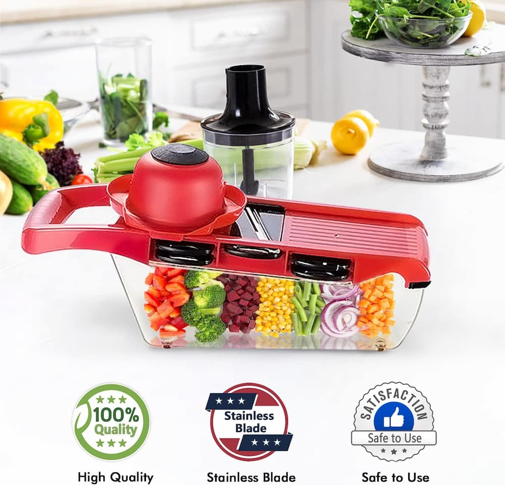 10 In 1 Mandoline Slicer Vegetables Slicer Fruits Cutter And Chopper - Online Shopping in Pakistan: Beauty, Fashion, Electronics, Sports & Lifestyle, VR, Skincare