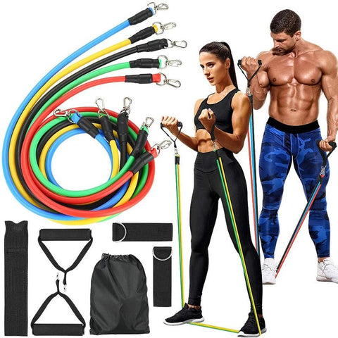 Buy 11 Pcs Resistance Band Set at Best Price in Pakistan Online Shopping in Pakistan Beauty Fashion Electronics Sports Lifestyle VR Skincare Ratdin.pk