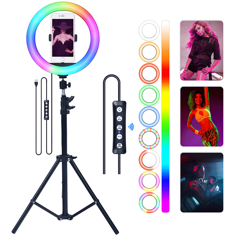 In Pakistan Tiktok Light And Stand 45cm RGB Ring Light 18 Inch