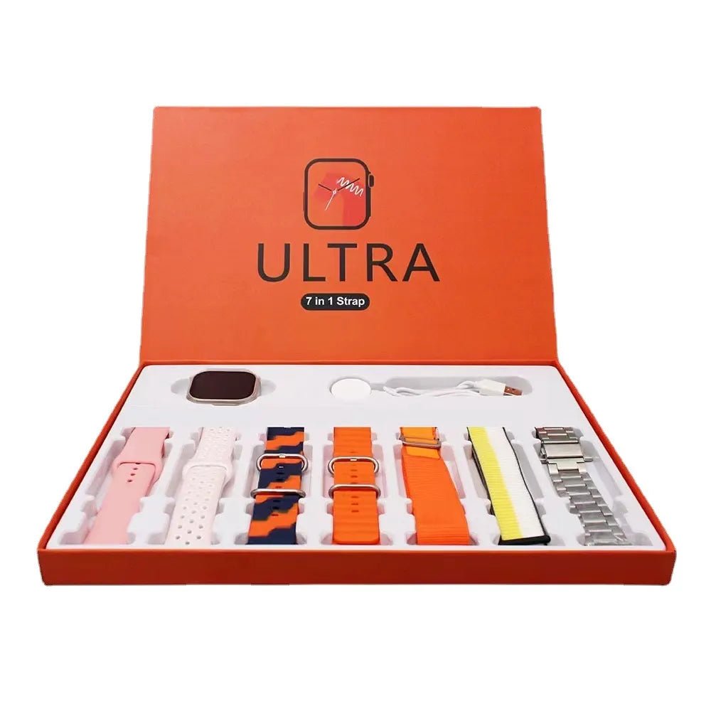 7 In 1 Ultra Smart Watch Multicolor - Online Shopping in Pakistan: Beauty, Fashion, Electronics, Sports & Lifestyle, VR, Skincare