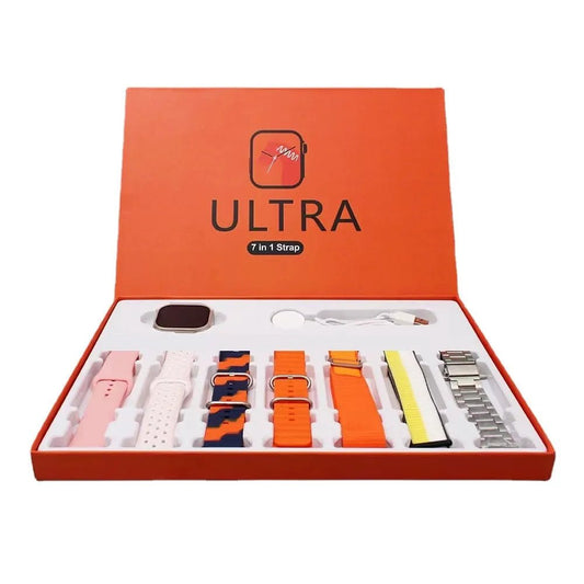 7 In 1 Ultra Smart Watch Multicolor - Online Shopping in Pakistan: Beauty, Fashion, Electronics, Sports & Lifestyle, VR, Skincare