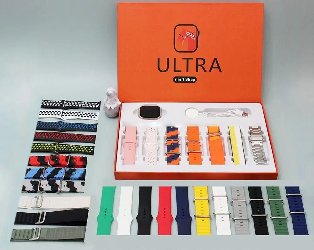 7 In 1 Ultra Smart Watch Multicolor - Online Shopping in Pakistan: Beauty, Fashion, Electronics, Sports & Lifestyle, VR, Skincare