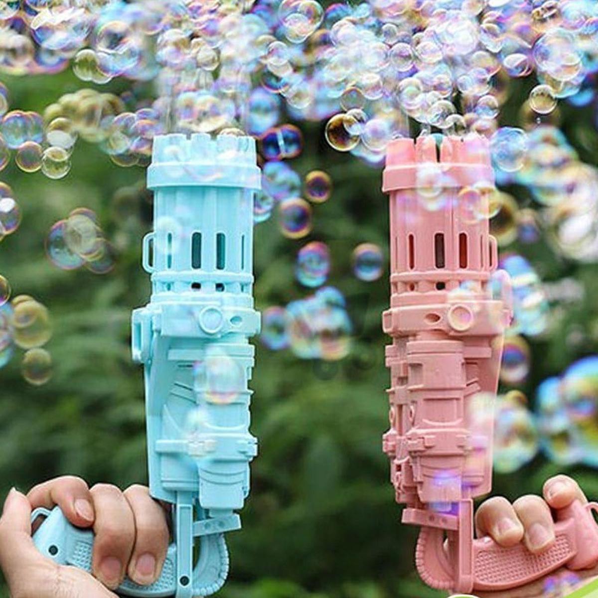 8-Hole Bubble Gun Machine - Massive Bubble Gattler Toy gun With Bubble liquid for Kids - Automatic Electric Bubble Maker Machine glue Gun - Assorted Random Color - Online Shopping in Pakistan: Beauty, Fashion, Electronics, Sports & Lifestyle, VR, Skincare