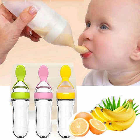 Baby Spoon Feeder Silicone Spoon Feeder Multicolor - Online Shopping in Pakistan: Beauty, Fashion, Electronics, Sports & Lifestyle, VR, Skincare