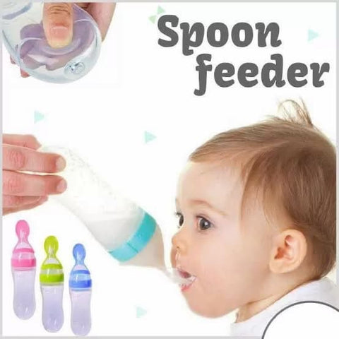 Baby Spoon Feeder Silicone Spoon Feeder Multicolor - Online Shopping in Pakistan: Beauty, Fashion, Electronics, Sports & Lifestyle, VR, Skincare