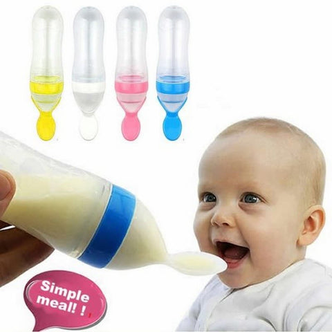 Baby Spoon Feeder Silicone Spoon Feeder Multicolor - Online Shopping in Pakistan: Beauty, Fashion, Electronics, Sports & Lifestyle, VR, Skincare