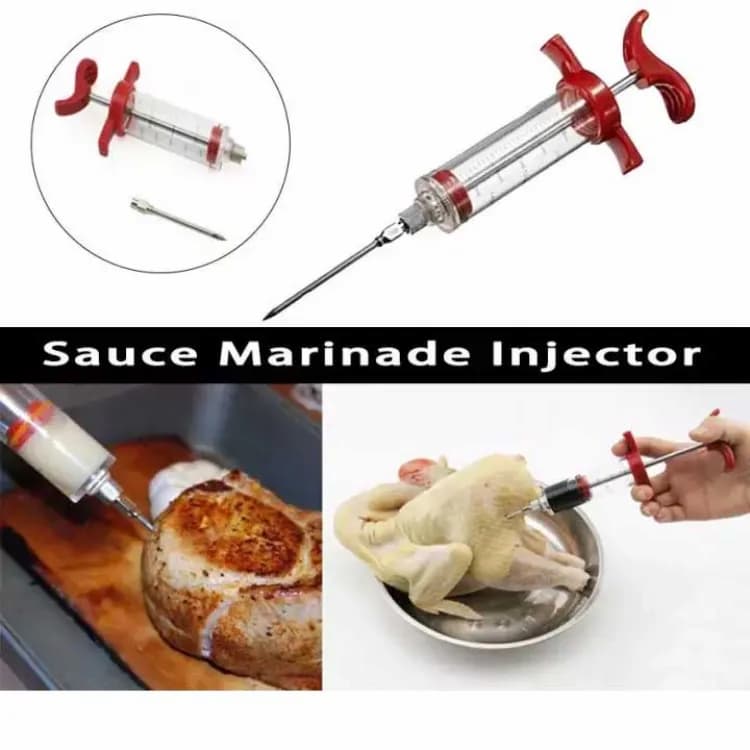 BBQ Meat Marinade Flavor Needle Flavor Marination Injector - Flavoring Injection - Online Shopping in Pakistan: Beauty, Fashion, Electronics, Sports & Lifestyle, VR, Skincare