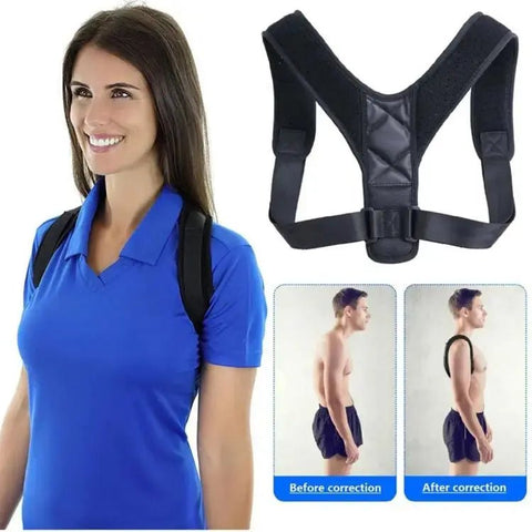 Body Posture Corrector Belt - Shoulder Support Relief and Back Pain Relief Belt - Adjustable Posture Support Brace for Men and Women - Online Shopping in Pakistan: Beauty, Fashion, Electronics, Sports & Lifestyle, VR, Skincare