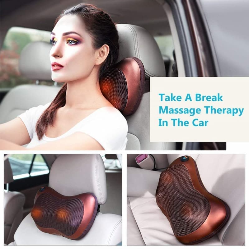Car Massager Pillow , Electric Massager , Back Massage Pillow, Body Massager, Massager Machine ,Massager Cushion Relax Neck / Back / Shoulder Cushion ...