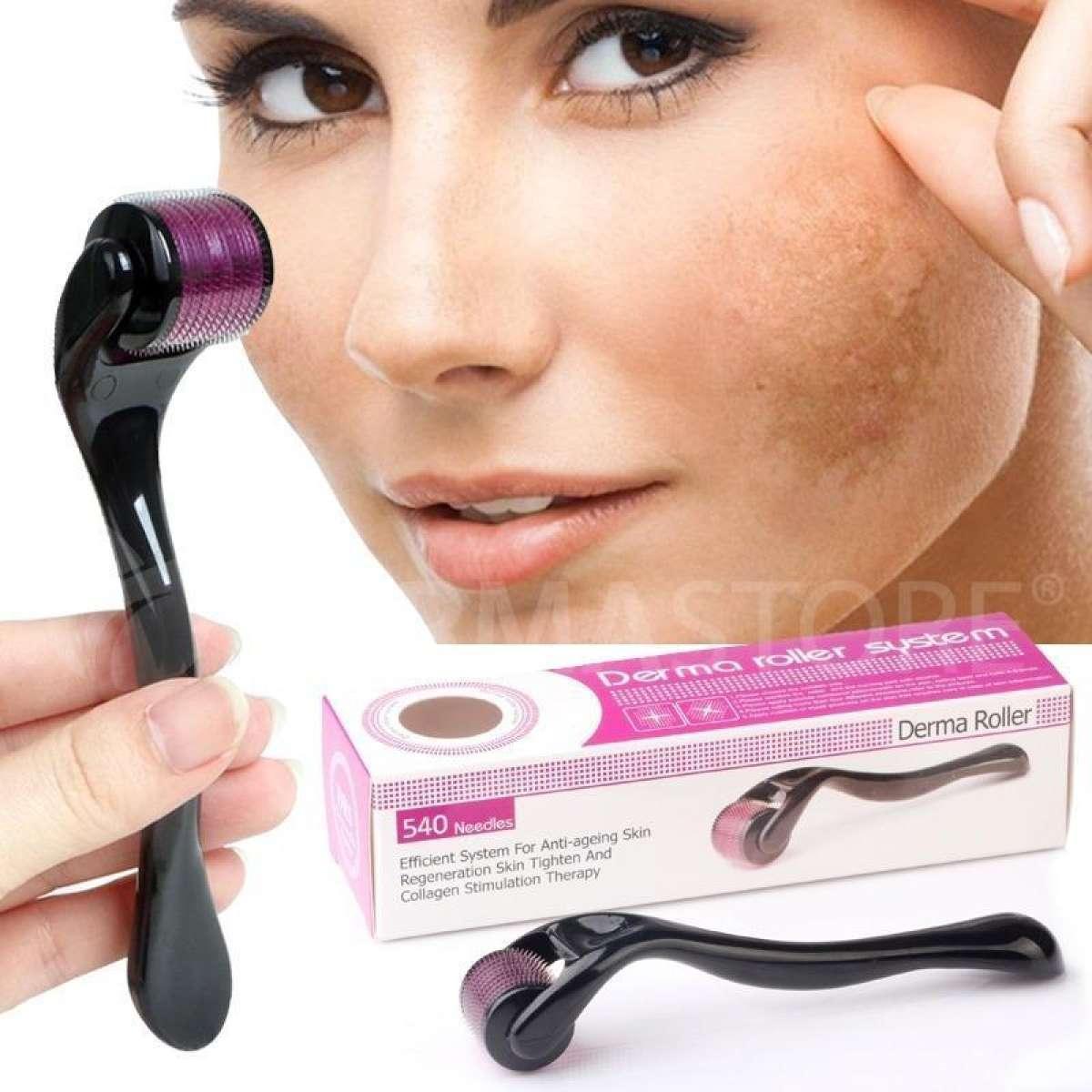 TMT Derma Skin Roller Set – 1.0mm & 1.5mm Needles, Anti-Aging, Scars, Wrinkles, Hair Loss, Face & Body