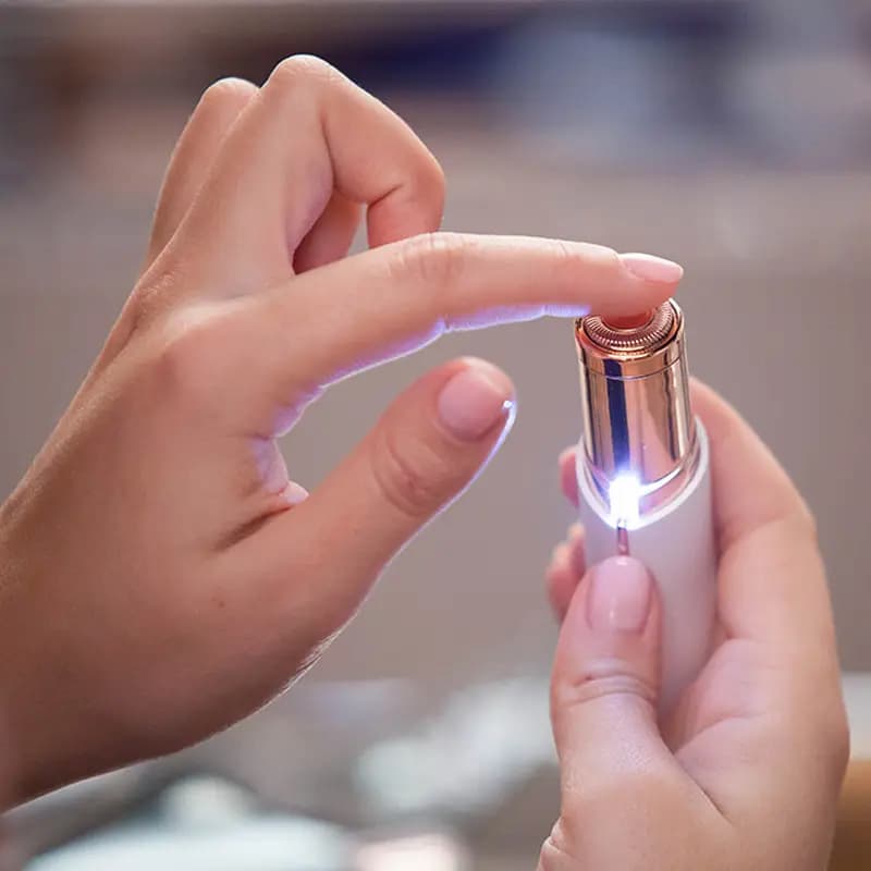 Flawless Facial Hair Remover Machine For Women, High Quality Pocket Size Painless Face Hair Removing Machine Cell Operated - Online Shopping in Pakistan: Beauty, Fashion, Electronics, Sports & Lifestyle, VR, Skincare