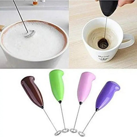 Handheld Coffee Beater Mixer & Whisker -Multicolor - Online Shopping in Pakistan: Beauty, Fashion, Electronics, Sports & Lifestyle, VR, Skincare