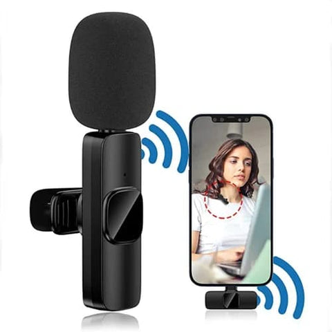 K8 Wireless Collar Microphone For Type C Android, IOS - Online Shopping in Pakistan: Beauty, Fashion, Electronics, Sports & Lifestyle, VR, Skincare