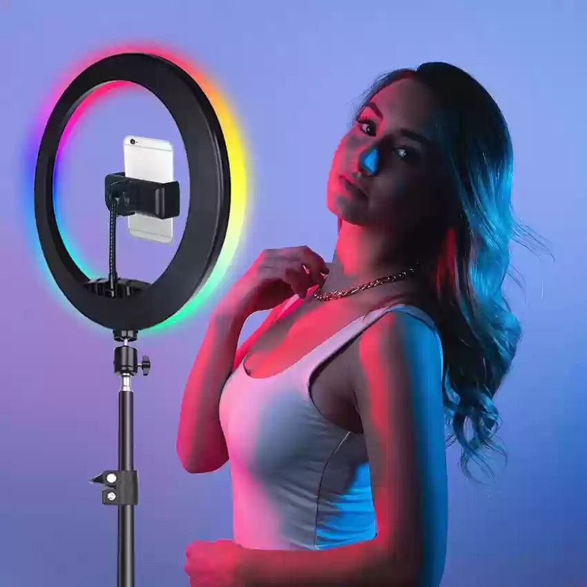 Ring Light Tripod For 33cm RGB Ring Light With Tripod Stand At Best Price – Online