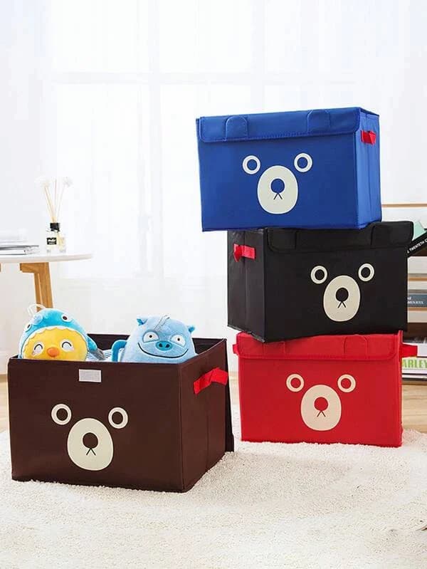 New Multicolor Pack of 2 - Foldable Kids Toy Storage Basket Bin Set Panda Cartoon - Online Shopping in Pakistan: Beauty, Fashion, Electronics, Sports & Lifestyle, VR, Skincare