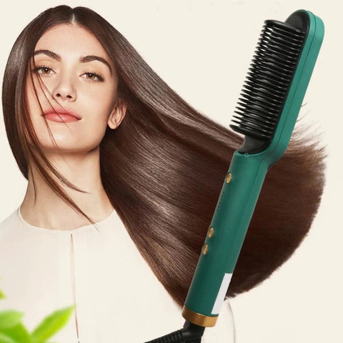 Original 909 Brush Hair Straightener Brush For Girls Comb Style Hair Styling Hair Comb Brush Multi Color