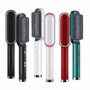 Original 909 Brush Hair Straightener Brush For Girls Comb Style / Hair Styling Hair Comb Brush Multi Color - Online Shopping in Pakistan: Beauty, Fashion, Electronics, Sports & Lifestyle, VR, Skincare