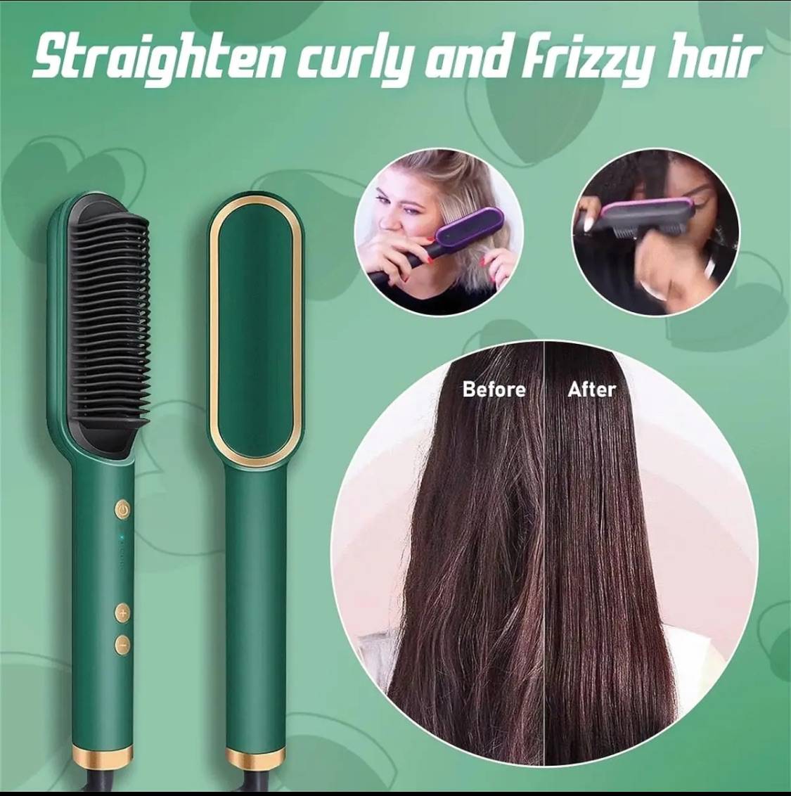 Original 909 Brush Hair Straightener Brush For Girls Comb Style Hair Online Shopping in Pakistan Beauty Fashion Electronics Sports Lifestyle VR Skincare Ratdin.pk