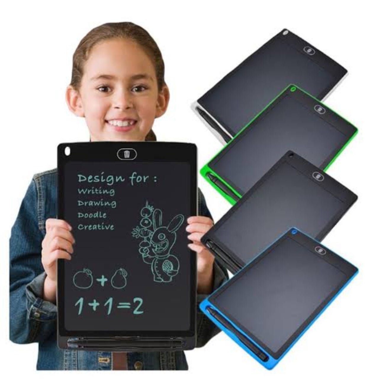 Original Tablet LCD Multicolor Writing and drawing tablet with best writing Effect Electronic Slate E-writer Digital Memo Pad Erasable easily Learning Toys And Gadgets For Educational And Daily Life Routine tablet Purpose for kids -8.5 Inch - Online Shopping in Pakistan: Beauty, Fashion, Electronics, Sports & Lifestyle, VR, Skincare