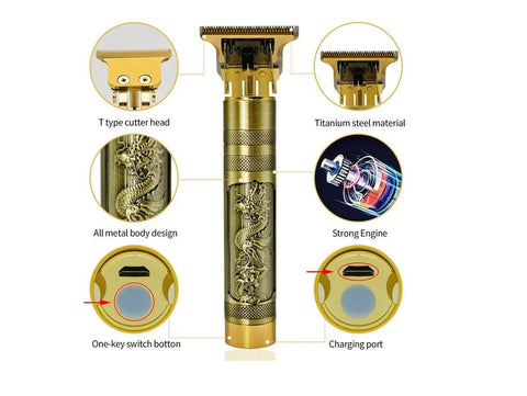 Original Vintage T9 Dragon Style Trimmer for men - Online Shopping in Pakistan: Beauty, Fashion, Electronics, Sports & Lifestyle, VR, Skincare