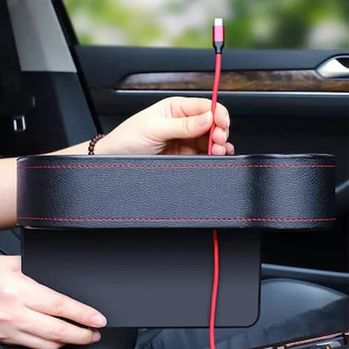 Set of 2 Car Seat Box Storage Car Seat Side Pocket Gap Slit Pocket Storage Organizer - Online Shopping in Pakistan: Beauty, Fashion, Electronics, Sports & Lifestyle, VR, Skincare