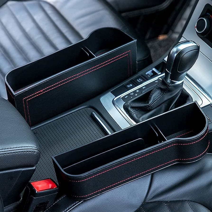 Set of 2 Car Seat Box Storage Car Seat Side Pocket Gap Slit Pocket Storage Organizer - Online Shopping in Pakistan: Beauty, Fashion, Electronics, Sports & Lifestyle, VR, Skincare
